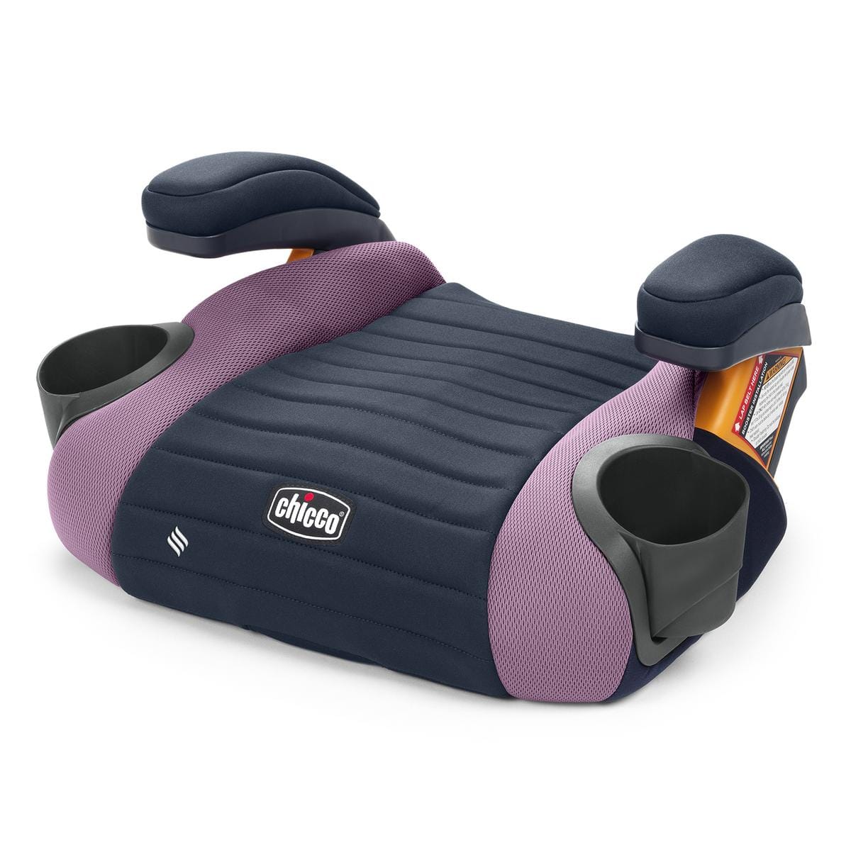 Chicco GoFit ClearTex Backless Booster Car Seat - Orchid - 08087092200070