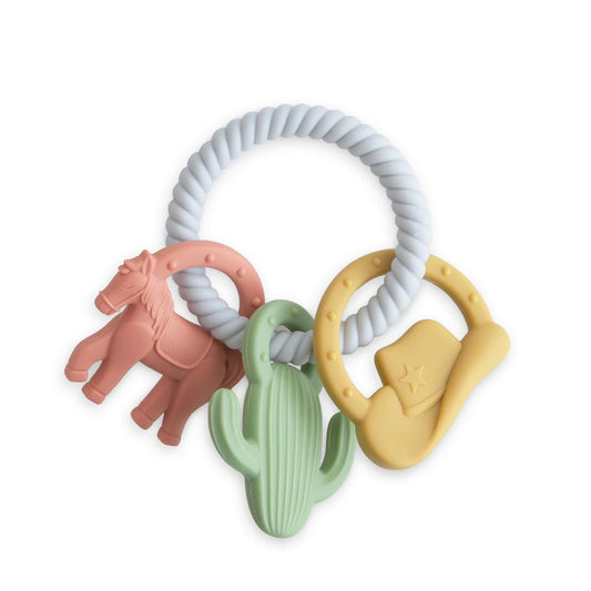 Mushie Teething Ring - Western - MTR-103