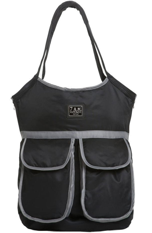7 A.M. Enfant Barcelona Bag - Black - VB002-BK