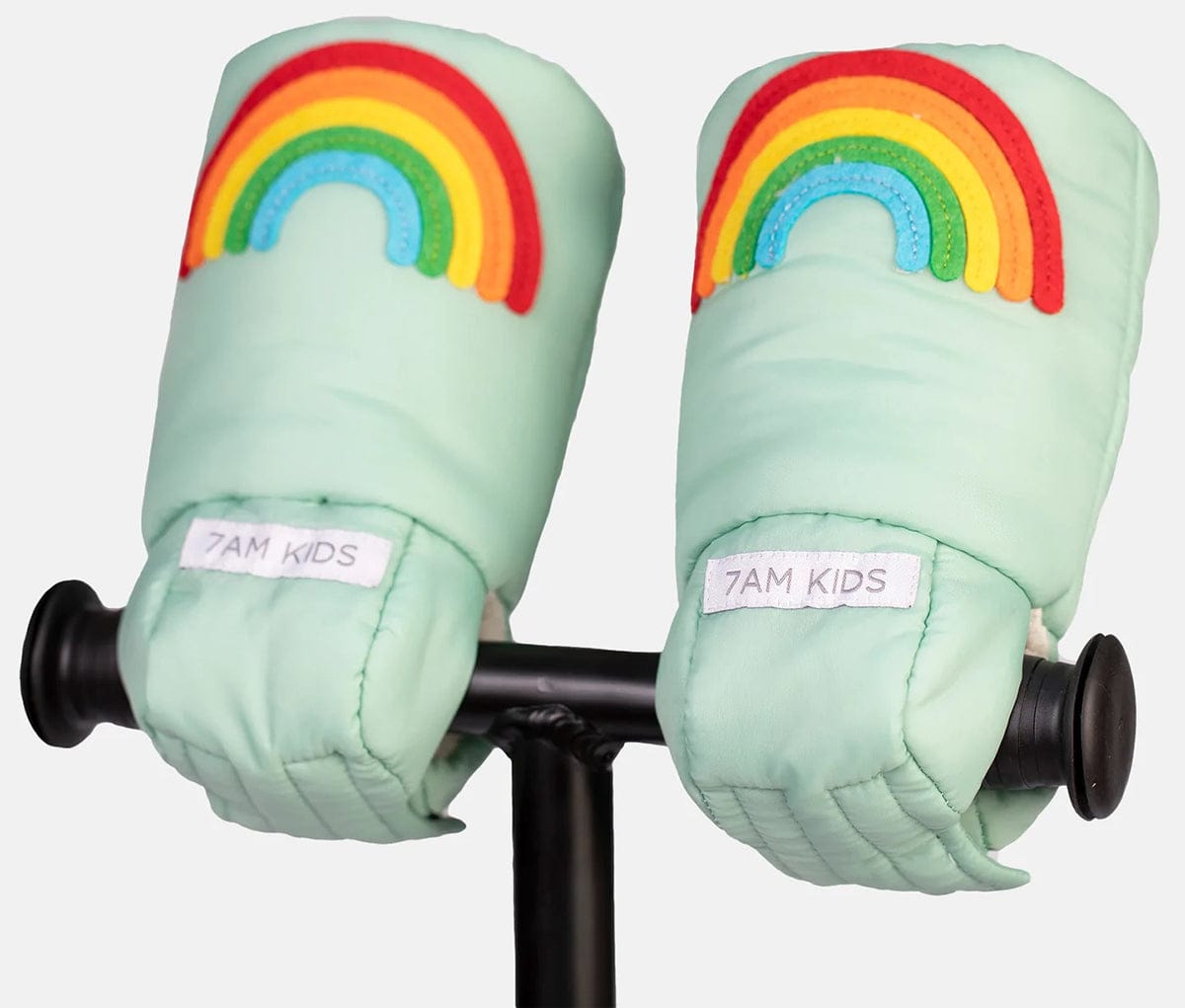 7 A.M. Enfant KIDS Warmmuffs - Rainbow Applique (2T-4T) - HMK151-RBWA