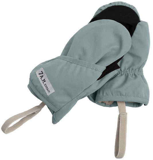7 A.M. Enfant Mittens - Benji - Mirage Blue (12-24m) - MT803-MI