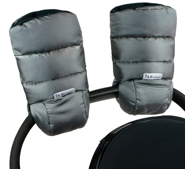 7AM Enfant warmmuffs - Core - Metallic Grey – Albee Baby