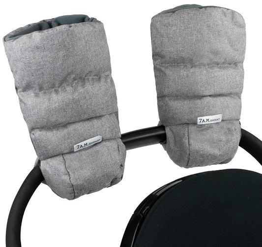 7 A.M. Enfant Warmmuffs - Heather Gray - HM212-HG