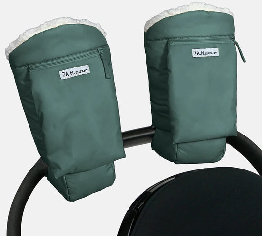 7 A.M. Enfant Warmmuffs - Oslo - Pine (One Size)