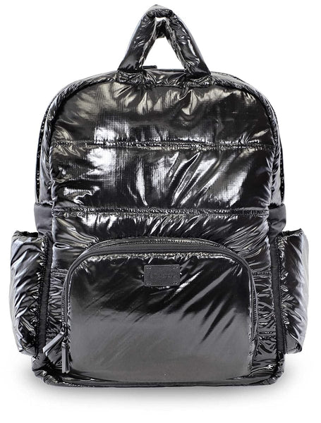 7 A.M. Voyage BK718 Diaper Backpack - Black Polar – Albee Baby