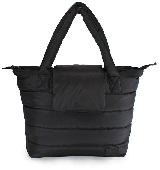 7 A.M. Voyage Capri Diaper Tote - Black - VB016-BK