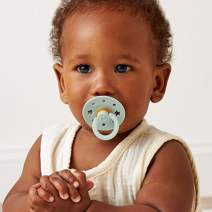 Itzy Ritzy Itzy Soother Glow Natural Rubber Paci Sets - Glow 0-6M