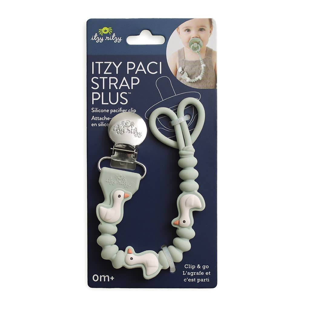 Itzy Ritzy Paci Strap Plus - Goose - Image 3