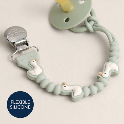 Itzy Ritzy Paci Strap Plus - Goose - Image 4