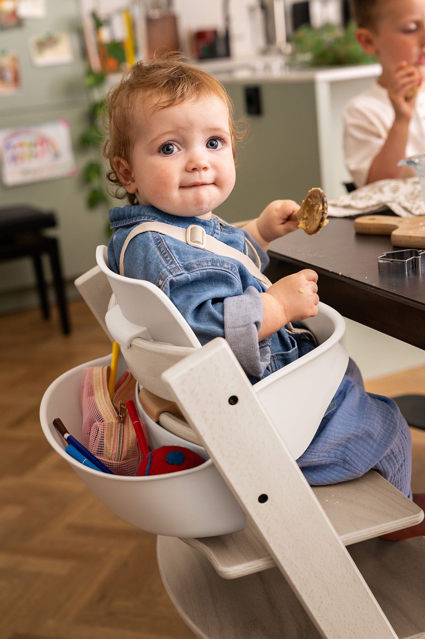 Stokke Tripp Trapp High Chair2 and Cushion with Stokke Tray - Oak