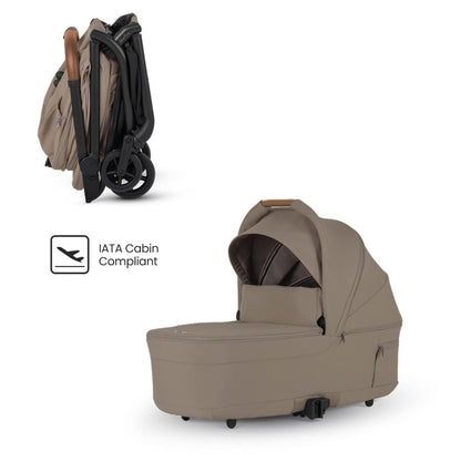 Silver Cross Nia Compact Bassinet - Champagne - SX2348-CPUS