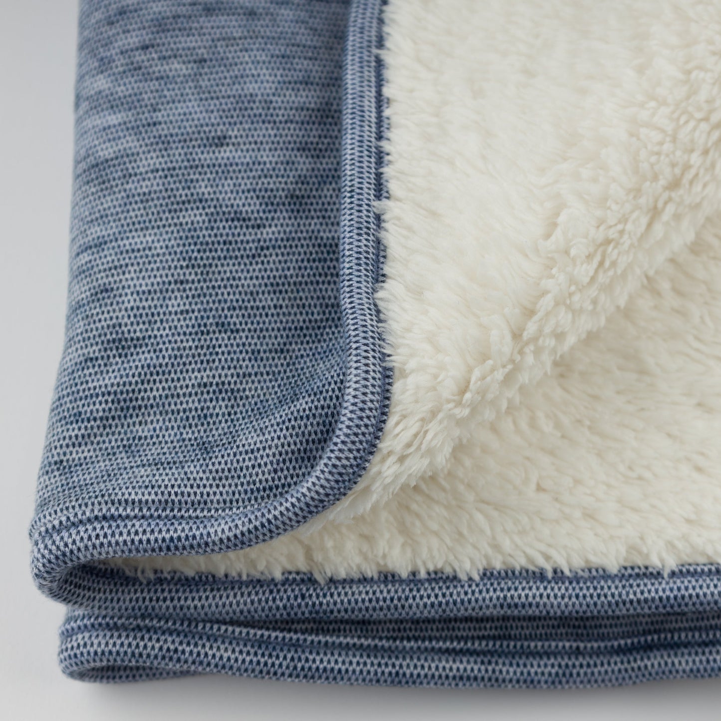 Oh Baby! Honeycomb Snowdrift Blanket - Denim, One Size - Image 2