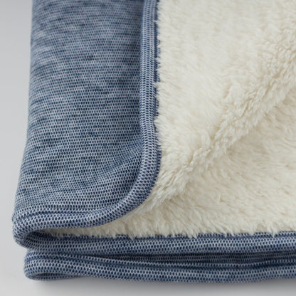 Oh Baby! Honeycomb Snowdrift Blanket - Denim, One Size - Image 2