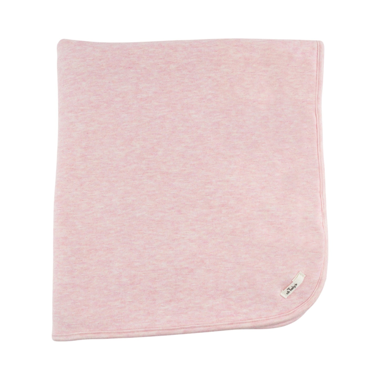 Oh Baby! Honeycomb Snowdrift Blanket - Pale Pink, One Size