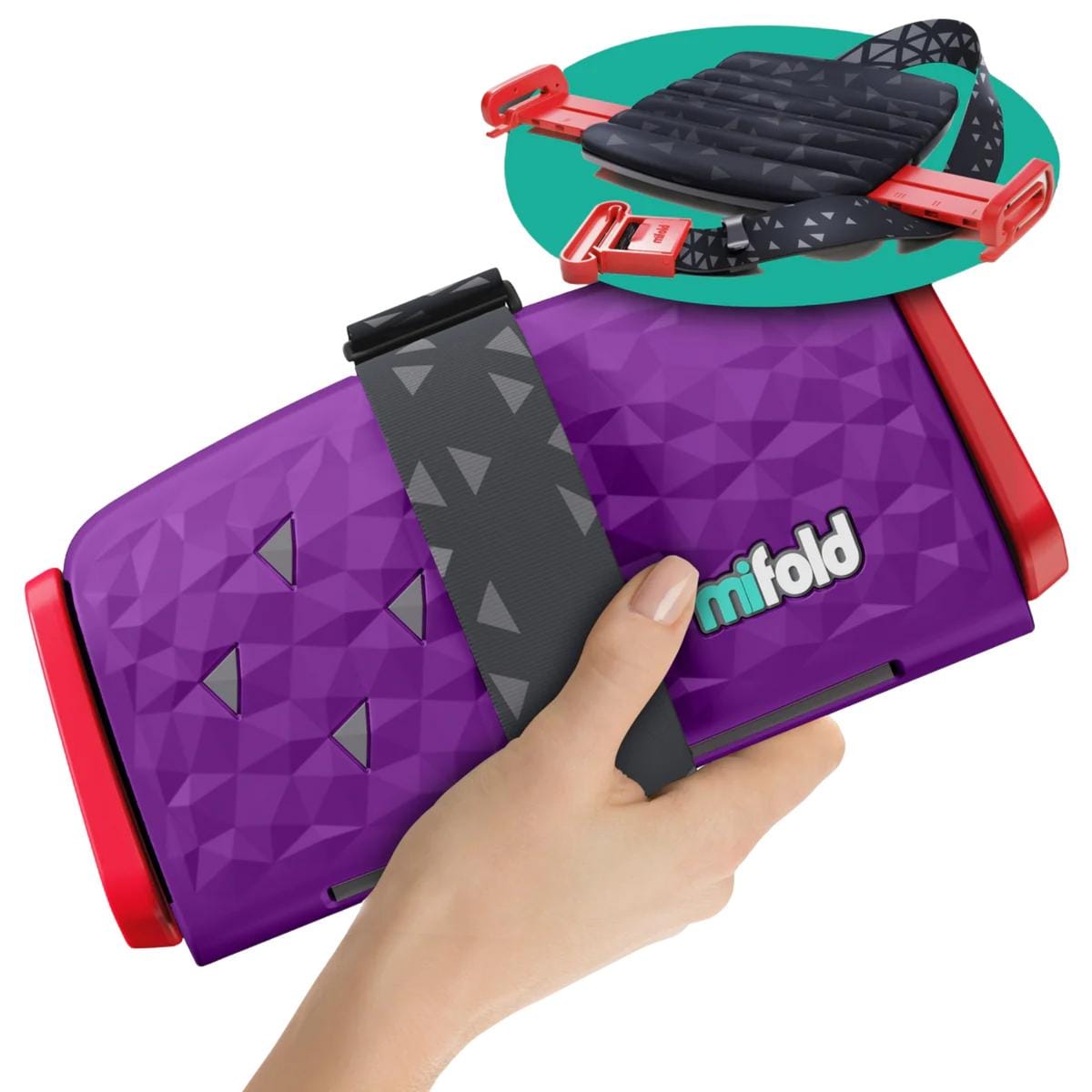 Mifold Comfort Grab-and-Go Booster - Royal Purple