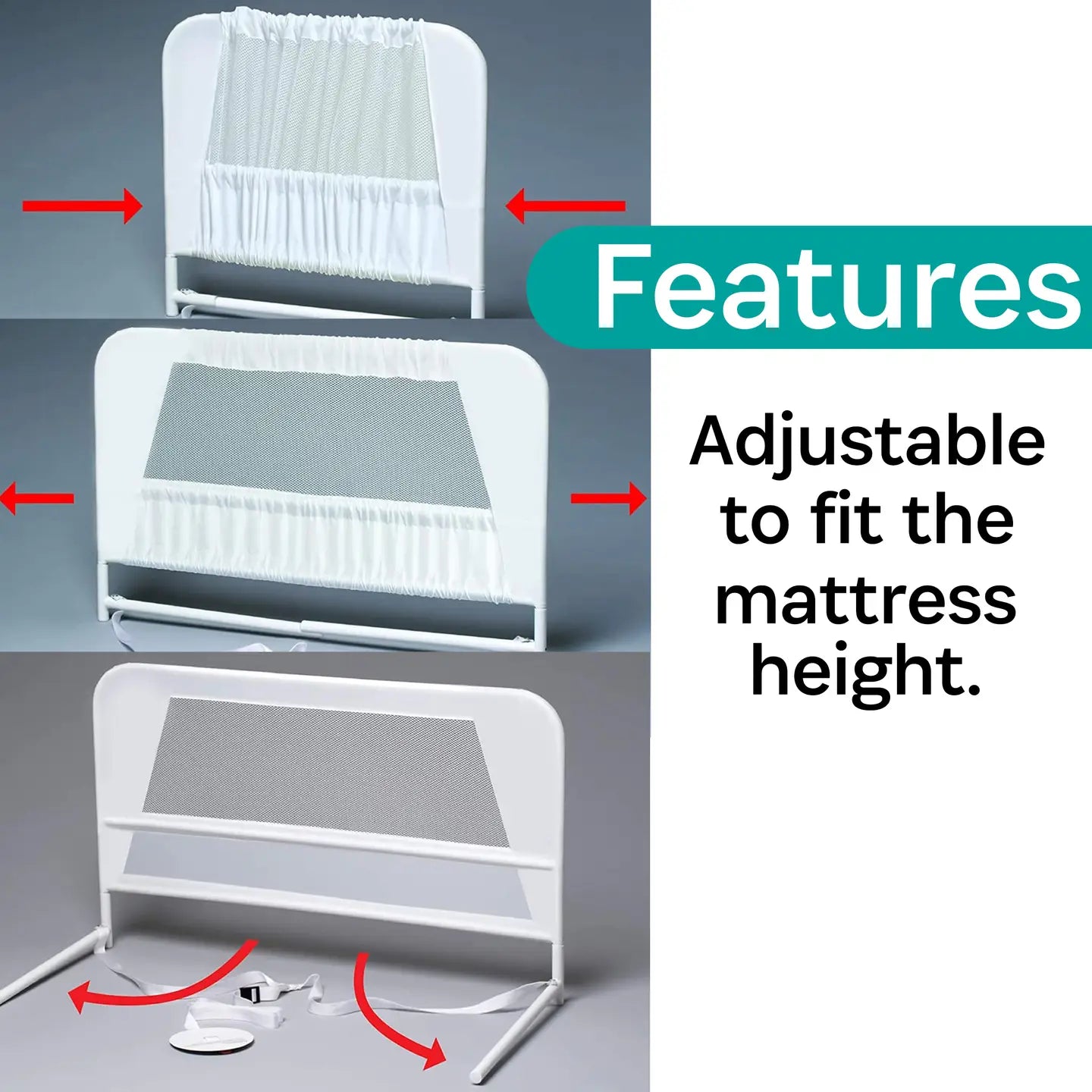 KidCo Children's Mesh Telescopic Bed Rail