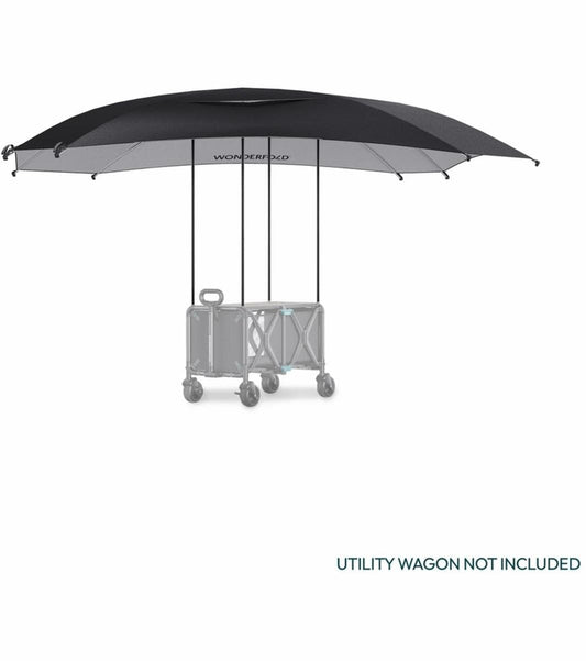 WONDERFOLD S5 Convertible Utility Wagon Canopy - Black - S5CPY-BLK