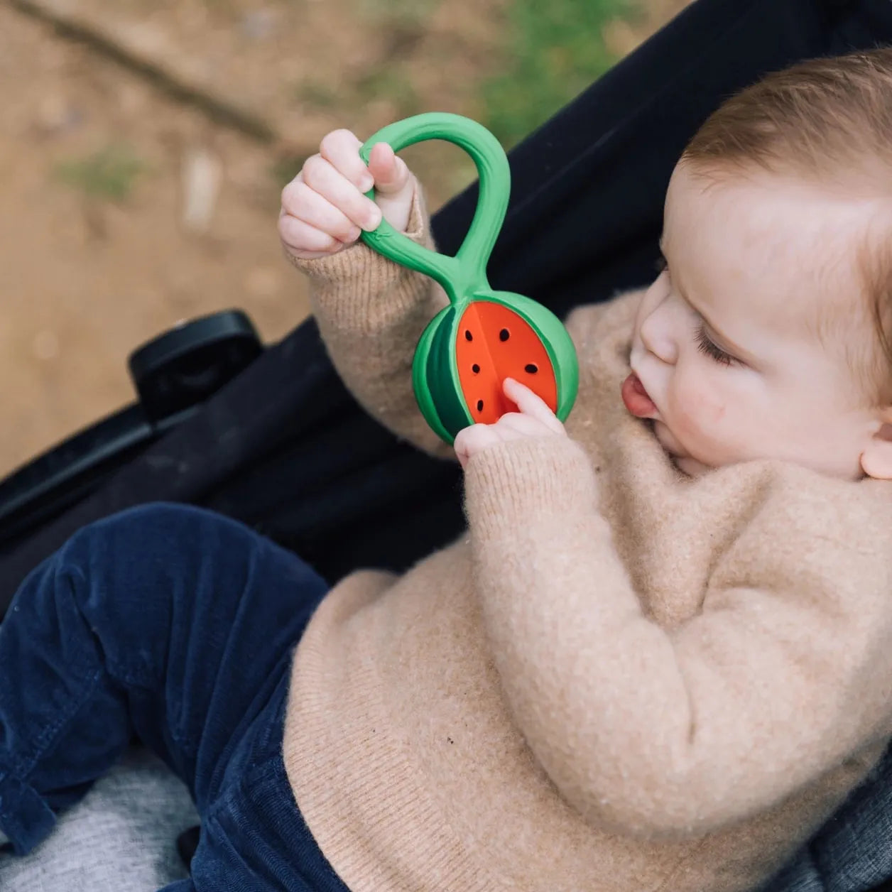 Oli & Carol Watermelon Rattle Toy
