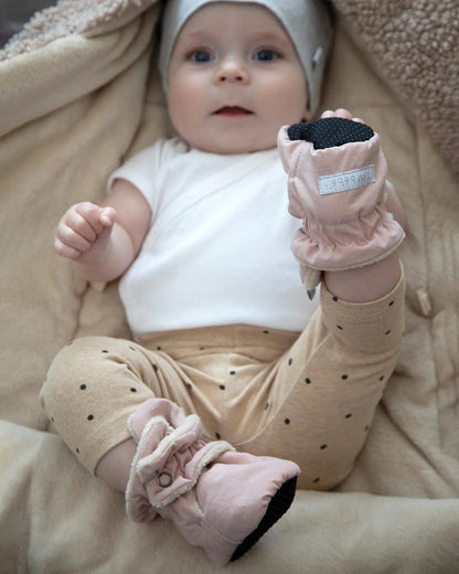 7 A.M. Enfant Baby Bootie Slippers - Airy - Cameo, 3-6M - BT70-B-CAM