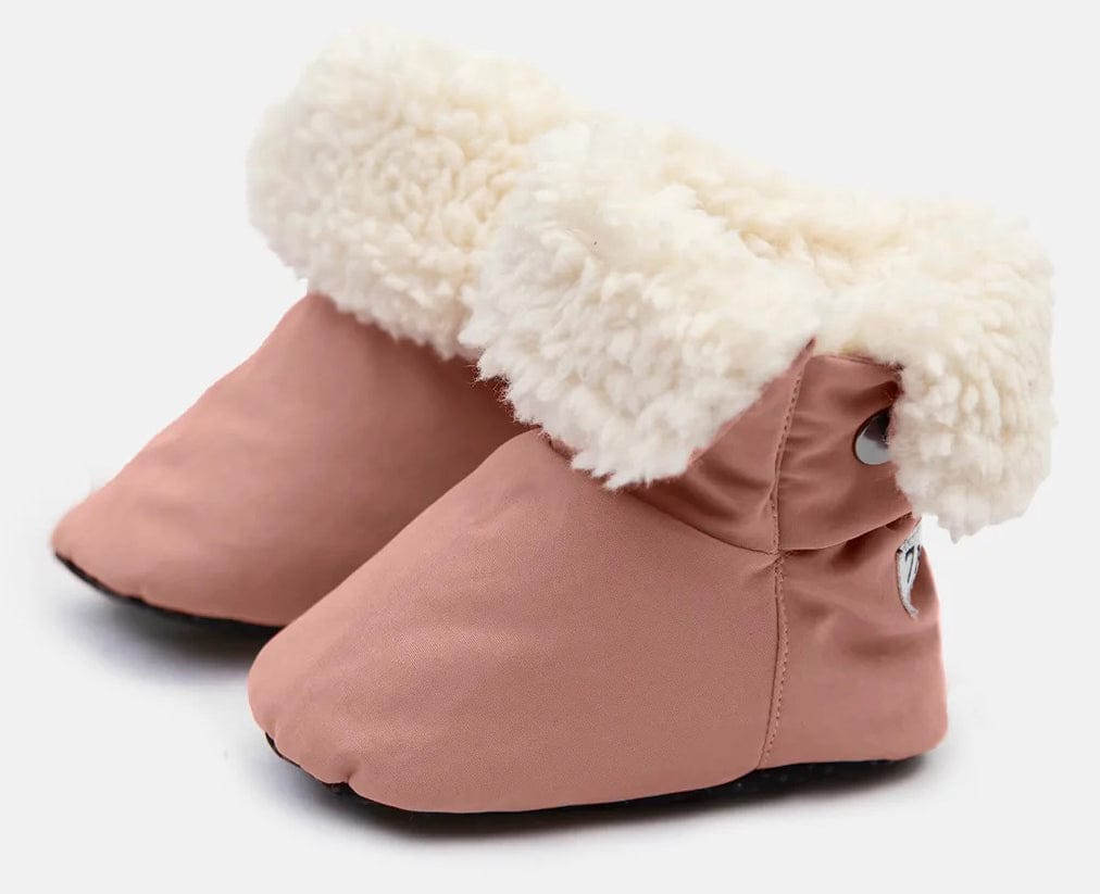 7 A.M. Enfant Baby Booties - Benji - Rose Dawn, 6-12M - BT80-D2-ROD