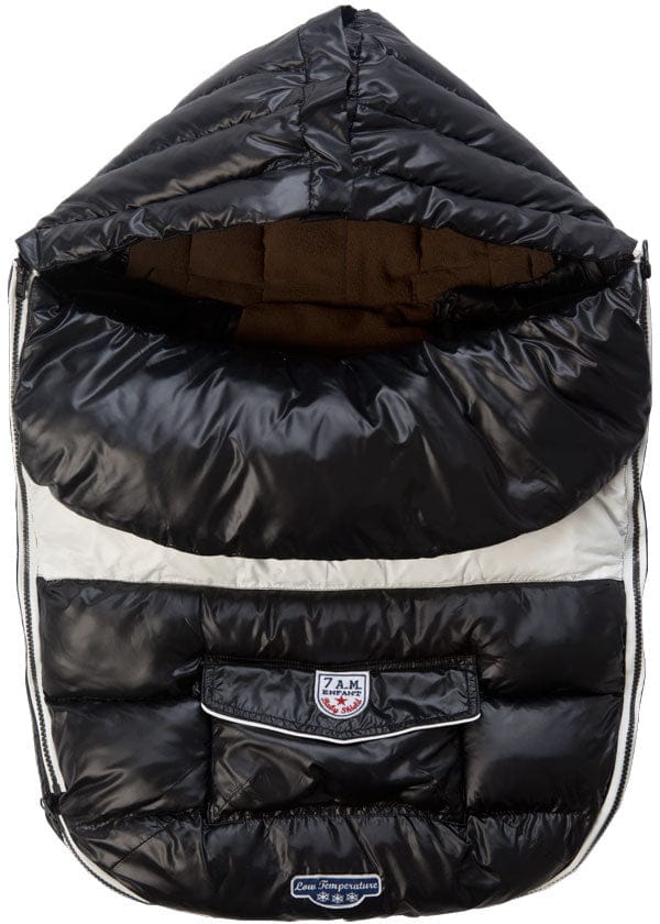 7 A.M. Enfant Baby Shield Footmuff, Medium - Black - LS100M-BK