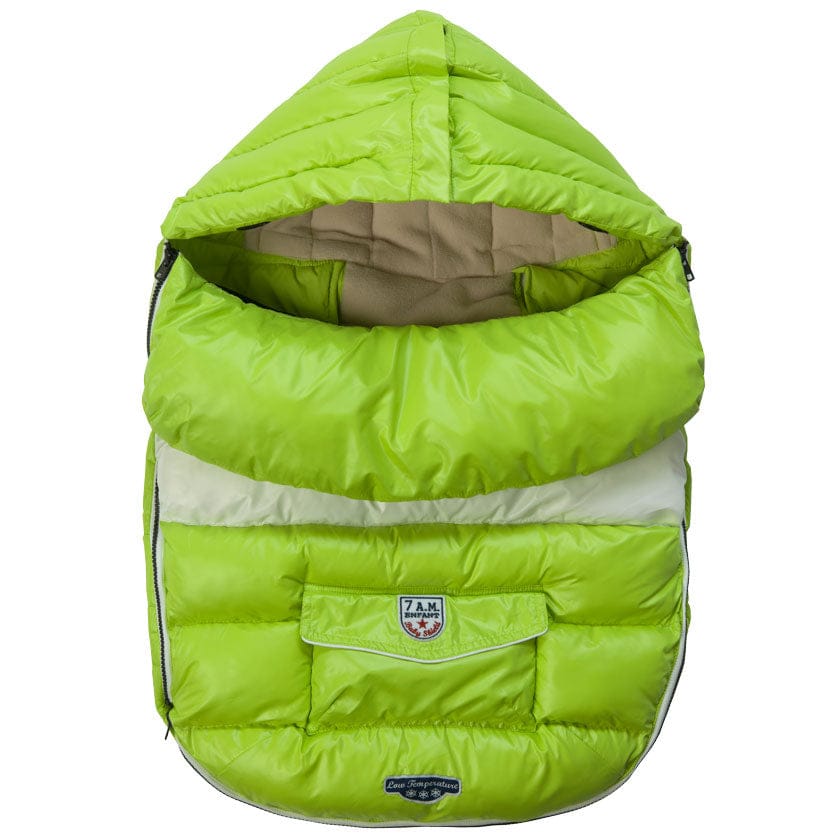 7 A.M. Enfant Baby Shield Footmuff, Medium - Neon Lime - LS100M-NL