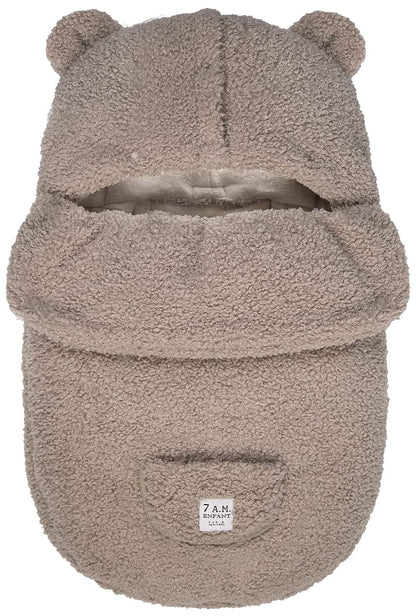 7 A.M. Enfant BebePOD Footmuff - Teddy - Oatmeal Teddy (0-9m) - POD90S-TEDO