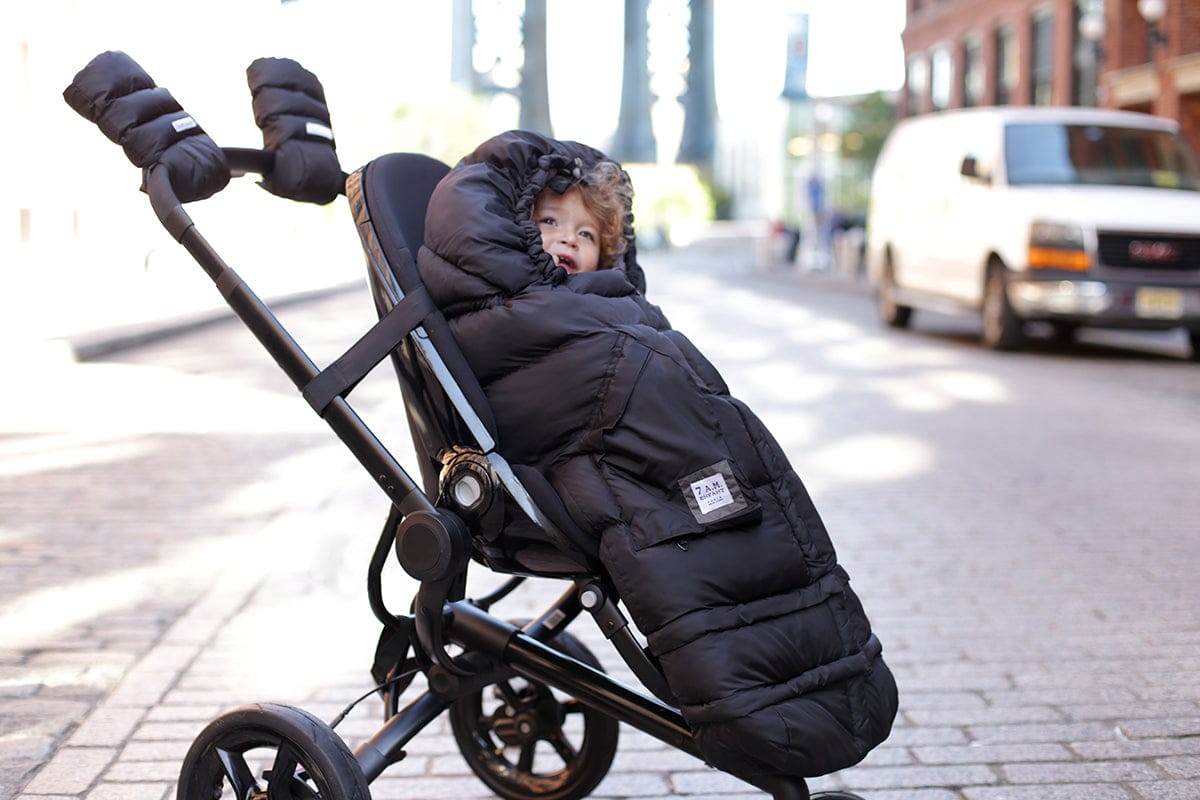 7 A.M. Enfant Blanket 212 Evolution Footmuff - Black - B212E-BK
