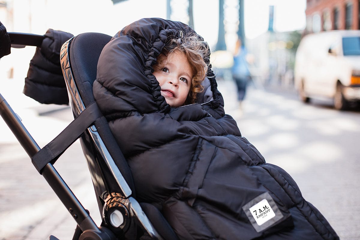 7 A.M. Enfant Blanket 212 Evolution Footmuff - Black - B212E-BK
