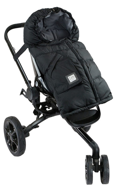 7 A.M. Enfant Blanket 212 Evolution Footmuff - Black - B212E-BK