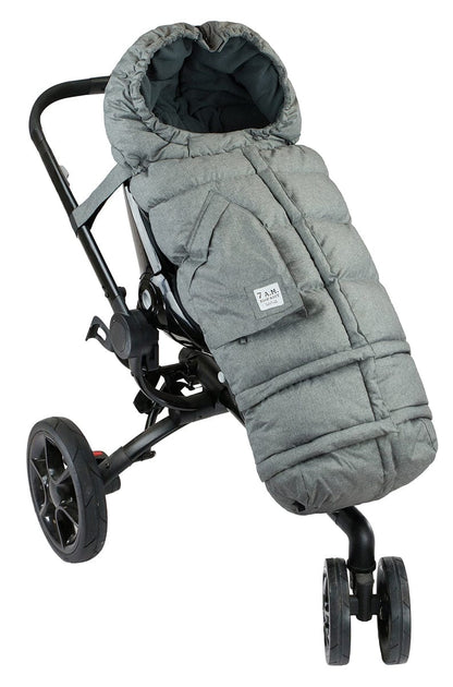 7 A.M. Enfant Blanket 212 Evolution Footmuff - Heather Gray - B212E-HG