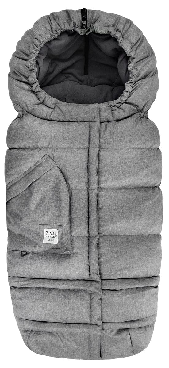 7 A.M. Enfant Blanket 212 Evolution Footmuff - Heather Gray - B212E-HG