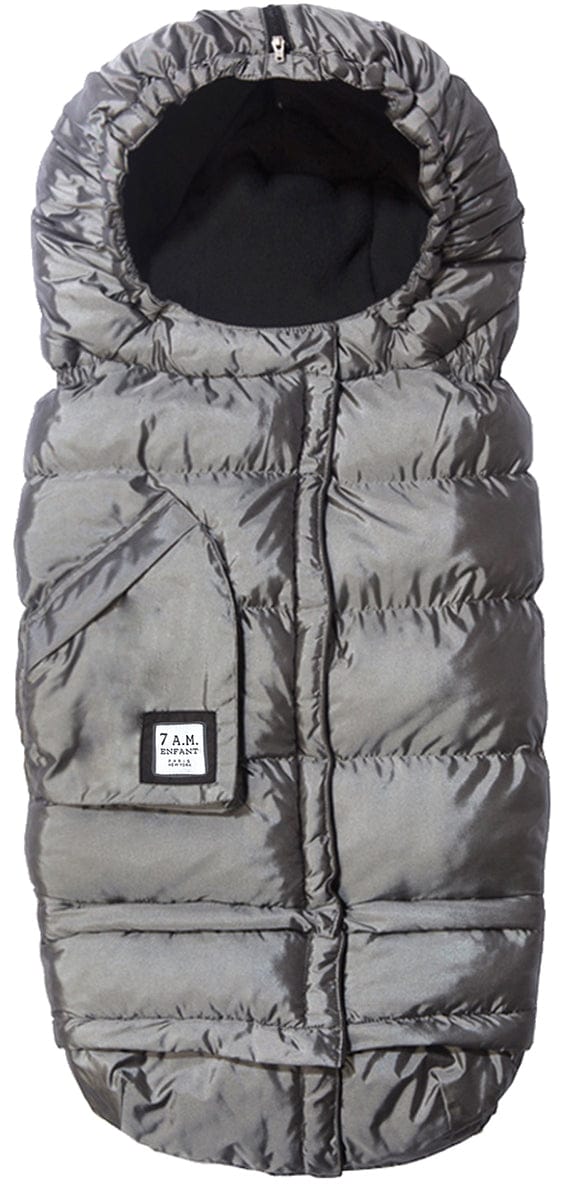 7 A.M. Enfant Blanket 212 Evolution Footmuff - Metallic Grey - B212E-MGR