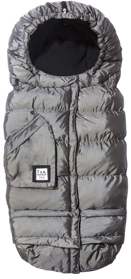 7 A.M. Enfant Blanket 212 Evolution Footmuff - Metallic Grey - B212E-MGR
