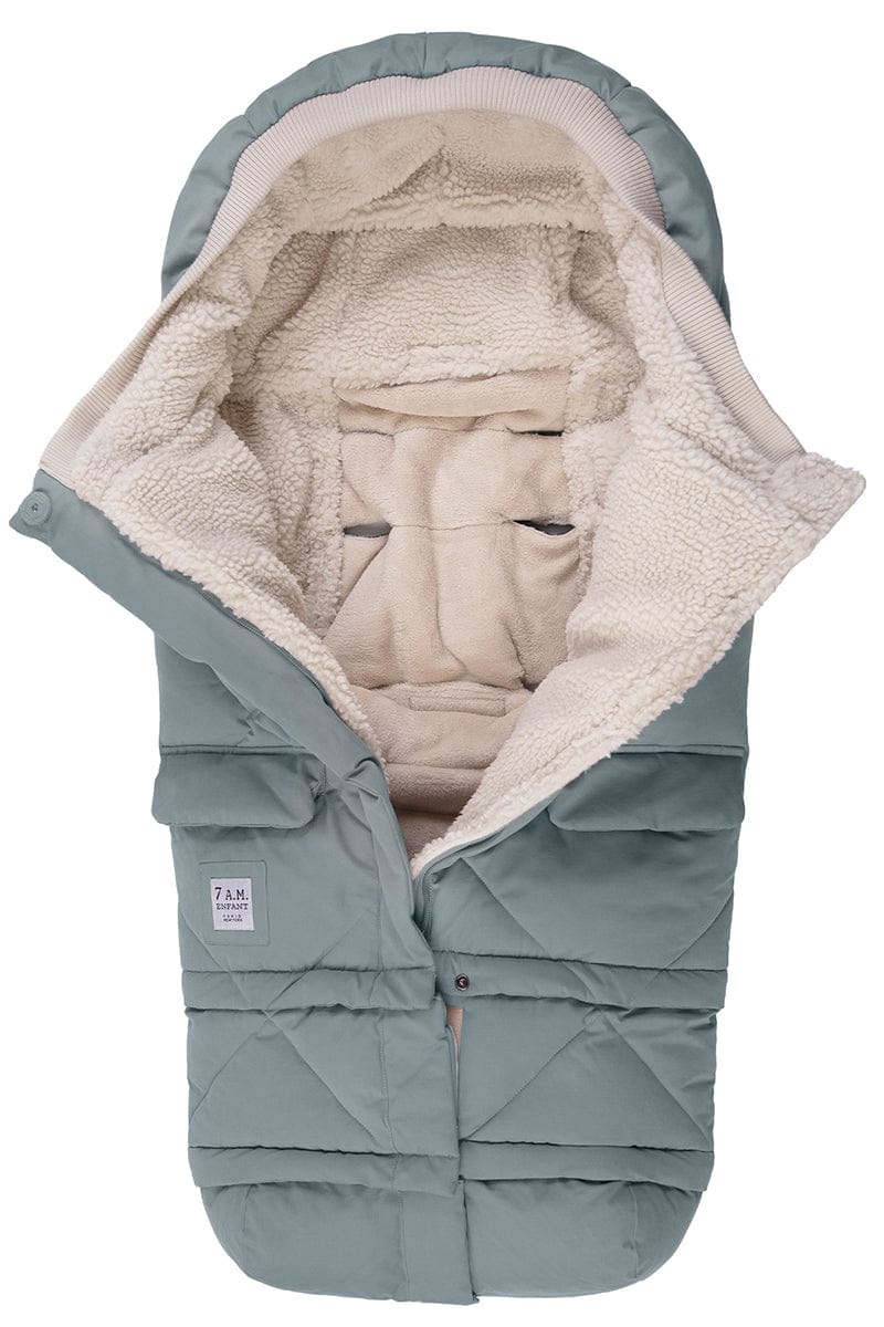 7 A.M. Enfant Blanket 212 Evolution Footmuff - Mirage Blue Quilted - B212E-MIQ