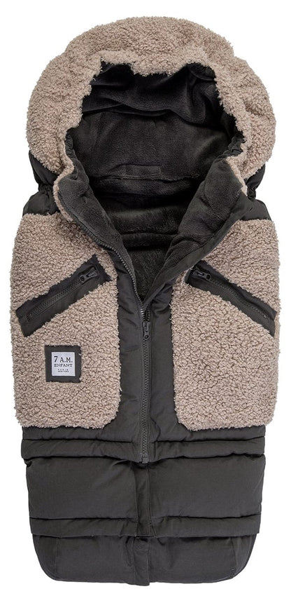 7 A.M. Enfant Blanket 212 Evolution Footmuff - Oatmeal Teddy - B212E-TEDAO