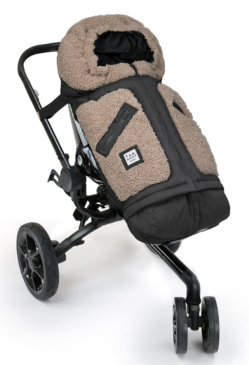 7 A.M. Enfant Blanket 212 Evolution Footmuff - Oatmeal Teddy - B212E-TEDAO