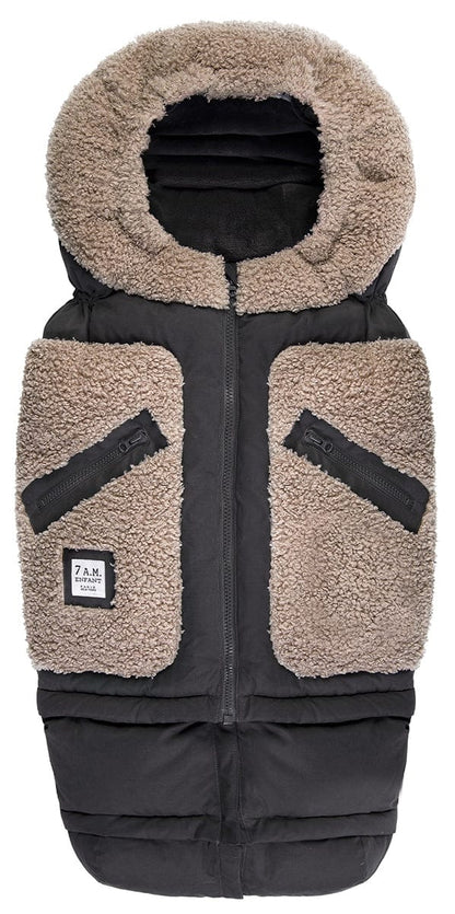7 A.M. Enfant Blanket 212 Evolution Footmuff - Oatmeal Teddy - B212E-TEDAO