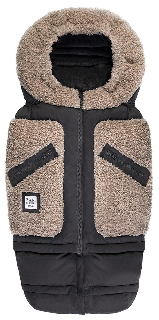 7 A.M. Enfant Blanket 212 Evolution Footmuff - Oatmeal Teddy - B212E-TEDAO