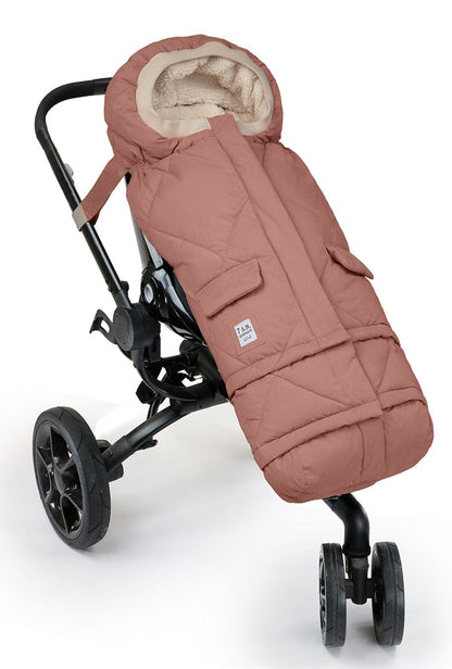 7 A.M. Enfant Blanket 212 Evolution Footmuff - Rose Dawn Quilted - B212E-ROQ