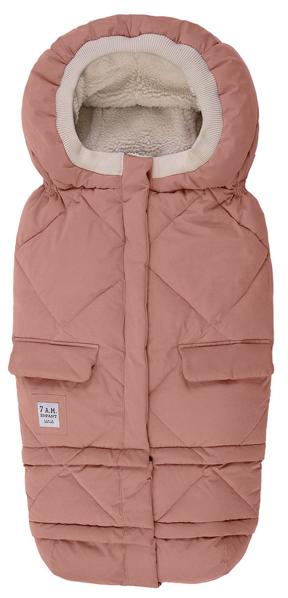 7 A.M. Enfant Blanket 212 Evolution Footmuff - Rose Dawn Quilted - B212E-ROQ