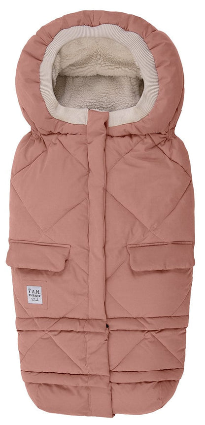 7 A.M. Enfant Blanket 212 Evolution Footmuff - Rose Dawn Quilted - B212E-ROQ