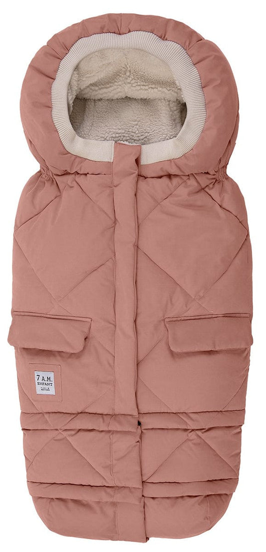 7 A.M. Enfant Blanket 212 Evolution Footmuff - Rose Dawn Quilted - B212E-ROQ