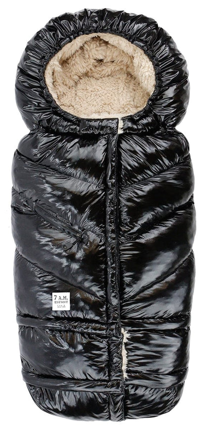 7 A.M. Enfant Blanket 212 Evolution Polar Footmuff - Black Polar - B212E-BKP