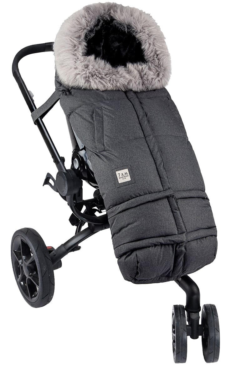 7 A.M. Enfant Blanket 212 Evolution Tundra Footmuff - Heather Grey Dark - B212E-HGDF