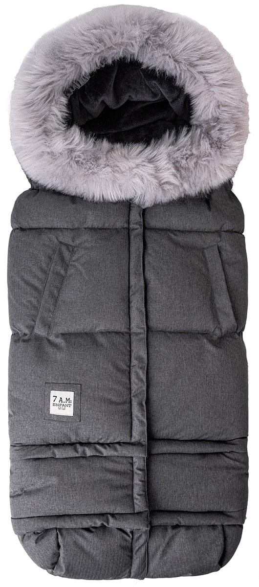 7 A.M. Enfant Blanket 212 Evolution Tundra Footmuff - Heather Grey Dark - B212E-HGDF