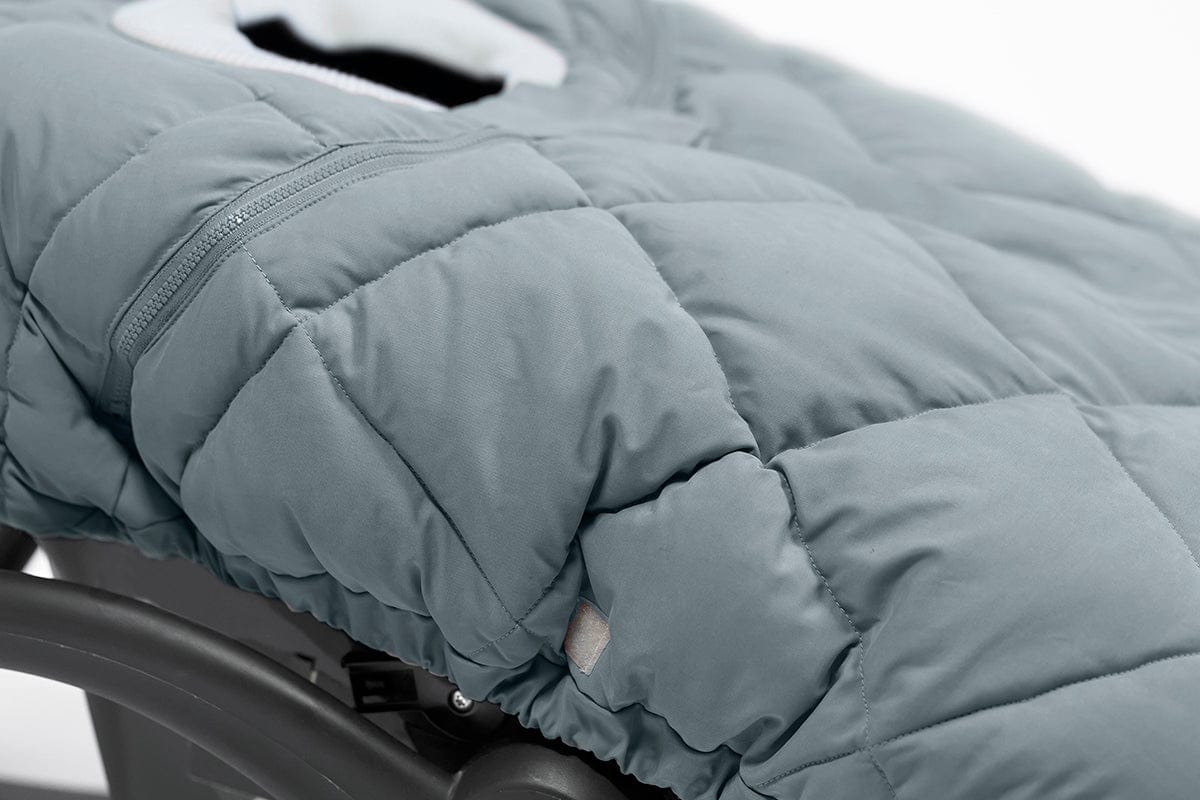 7 A.M. Enfant Cocoon Car Seat Cover - Benji - Mirage Blue Quilted - CSC-MIQ