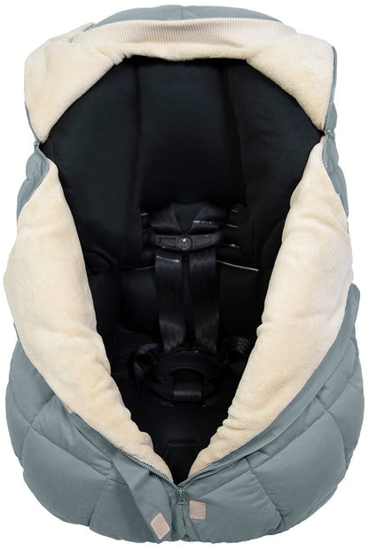 7 A.M. Enfant Cocoon Car Seat Cover - Benji - Mirage Blue Quilted - CSC-MIQ