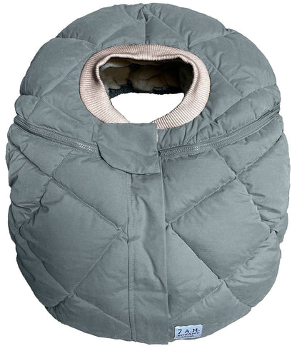 7 A.M. Enfant Cocoon Car Seat Cover - Benji - Mirage Blue Quilted - CSC-MIQ