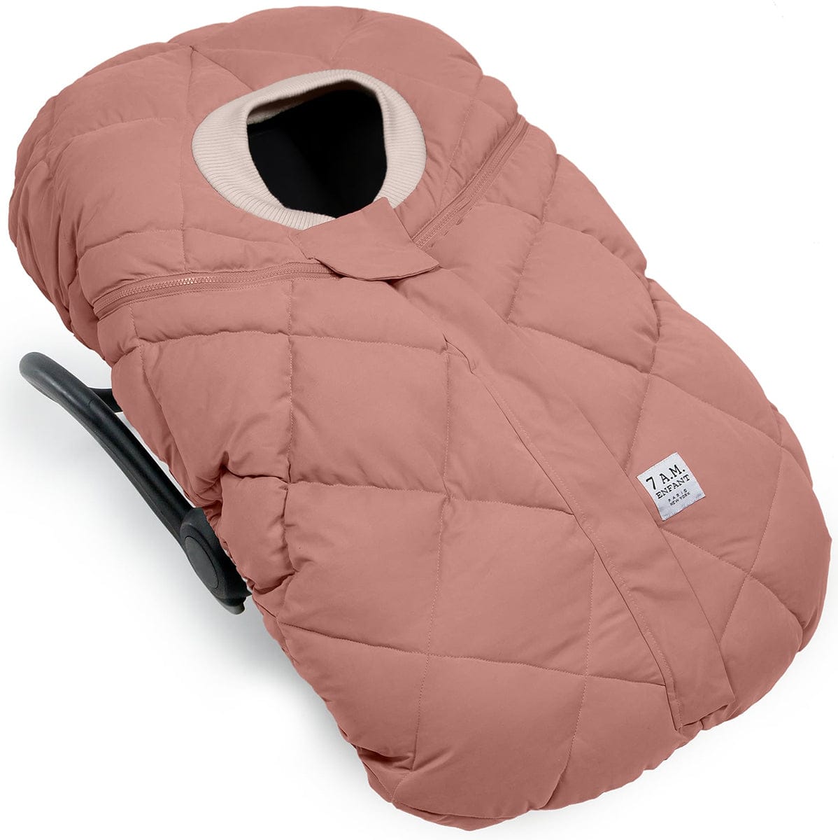 7 A.M. Enfant Cocoon Car Seat Cover - Benji - Rose Dawn Quilted - CSC-ROQ